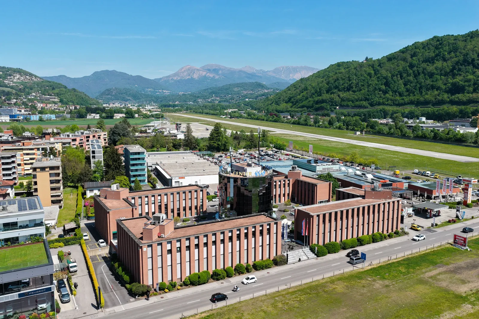 World Trade Center Lugano Airport in Agno, Ticino, where Genetix is located.